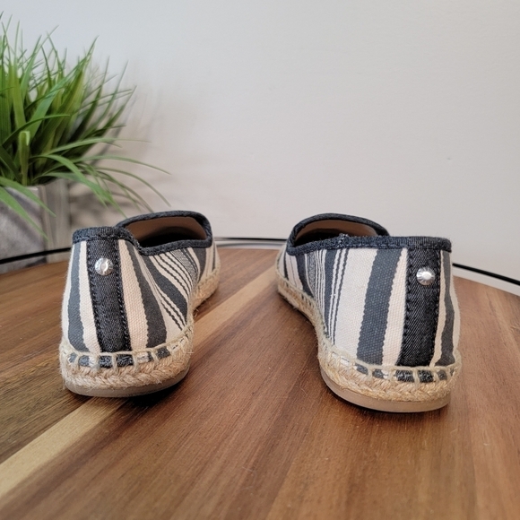 G.H. Bass Striped Canvas Jenna Espadrilles Size 7 - Picture 11 of 17